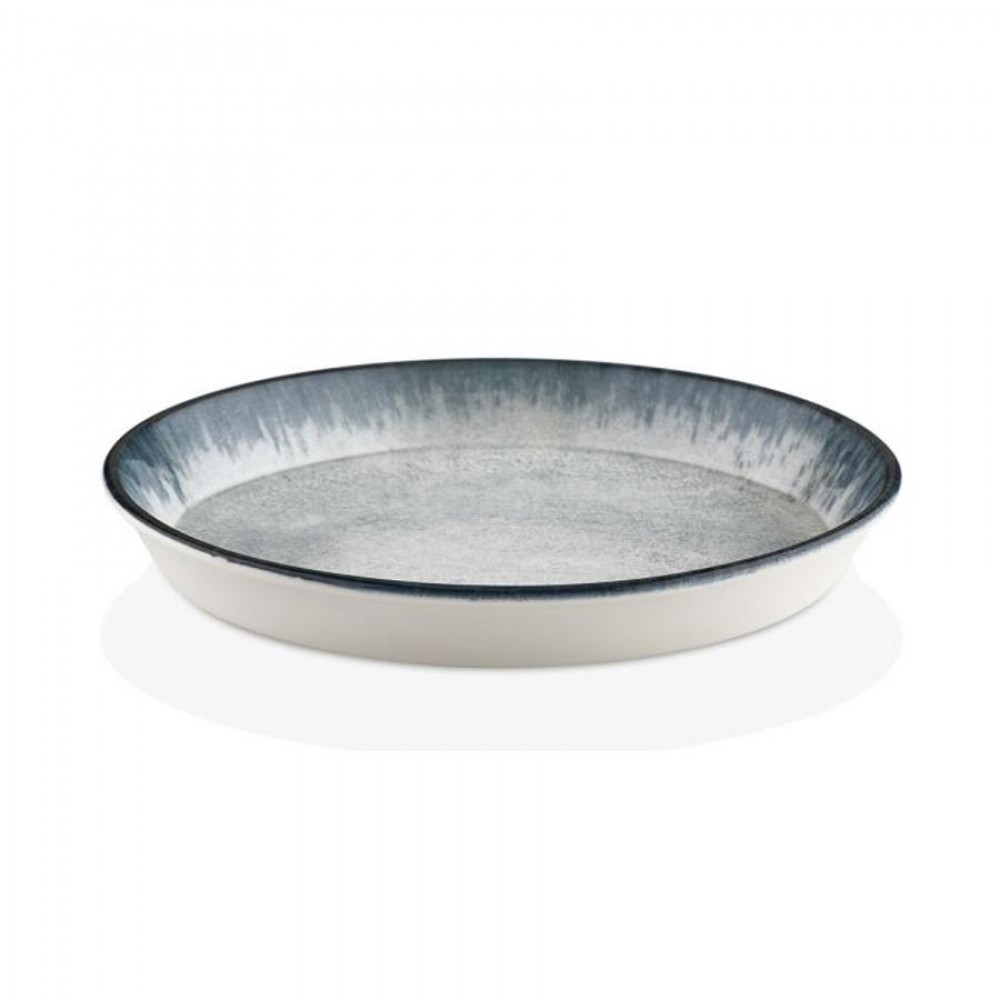 Smooth vegan prezentációstál 25 cm, kék