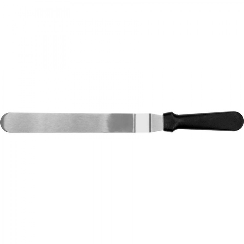 Kenőkés, hajlított cukrász spatula, YG-02415-ös széria 38,5 x 3 cm