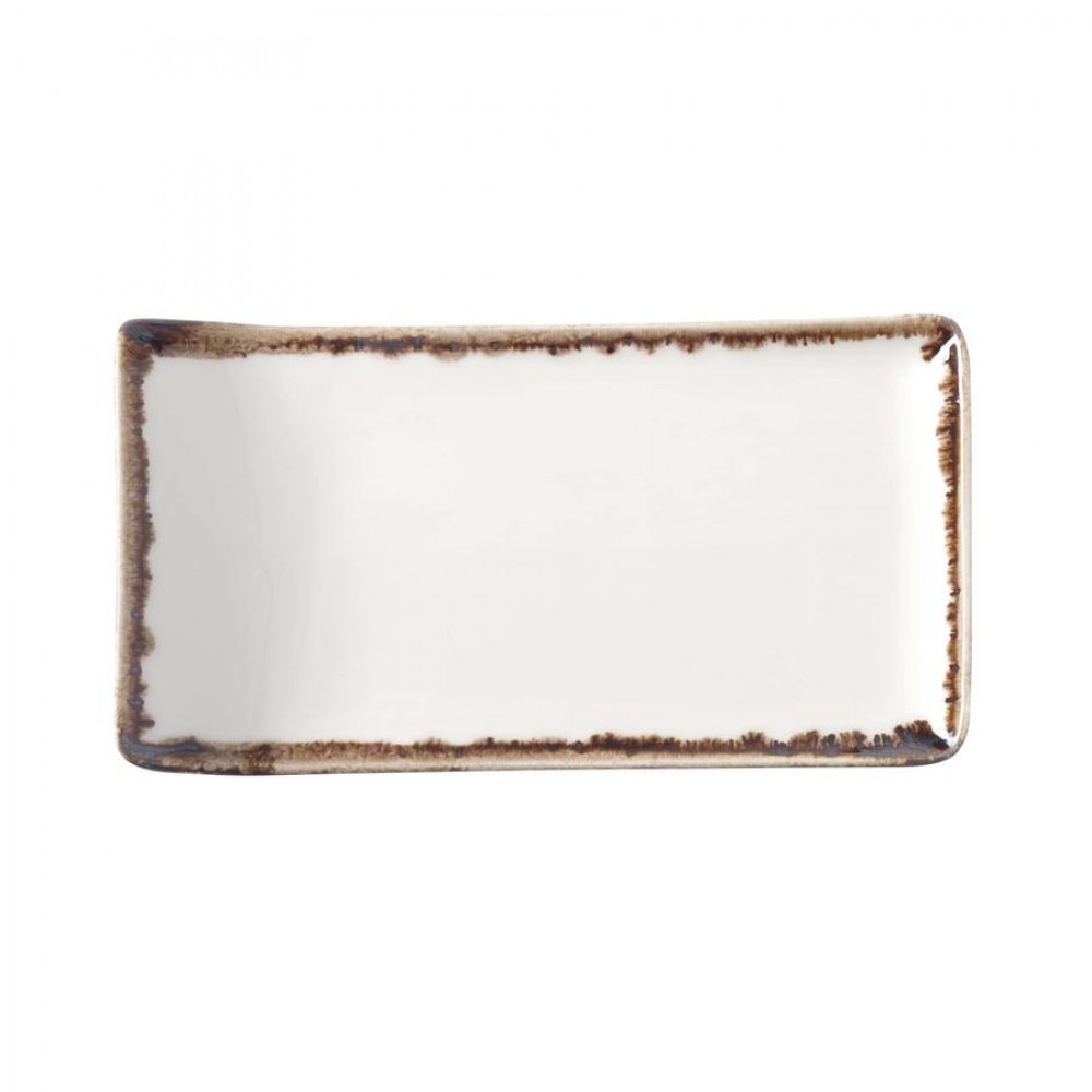 Vanilla szögletes tányér 21,5 x 9 cm