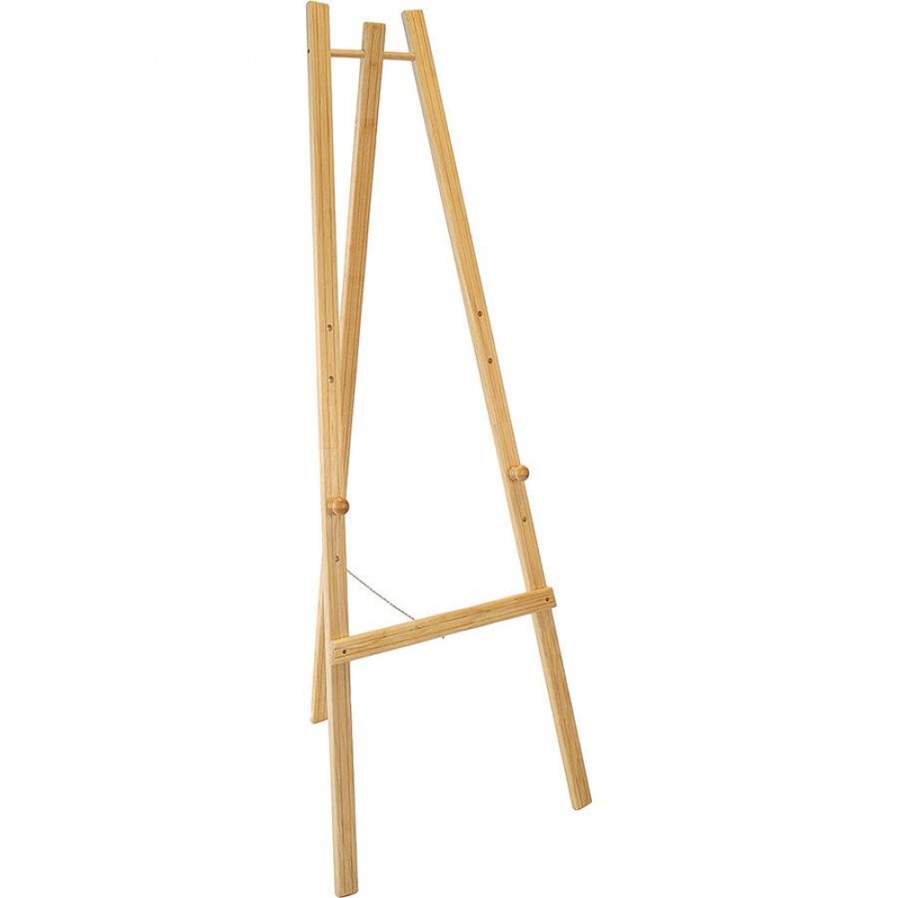 Kültéri megállítótáblákhoz festőállvány, 165 cm - natúr