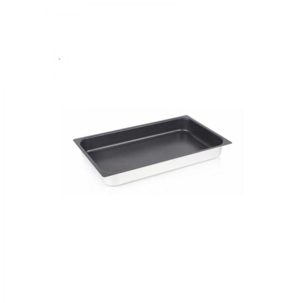 Tepsi rozsdamentes acélból, GNAT széria - 5 L tapadásmentes bevonattal 53 x 32,5 cm, GN 1/1, 4 cm