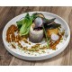 Helix fehérszínű vegan terítéktányér 23 cm