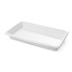 Porcelán GN 1/1-es edény 65 mm mély, fehér, 8,8 L, 530 x 325 x 65 mm