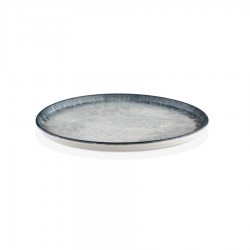 Smooth vegan desszerttányér 19 cm, kék