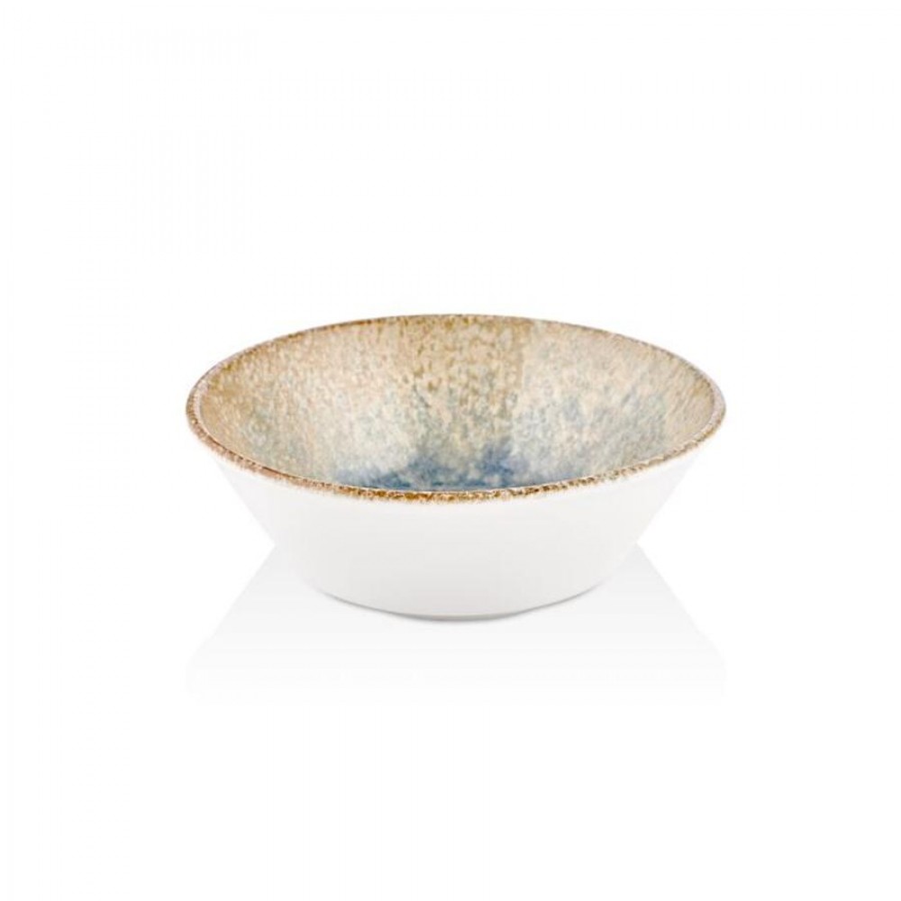 Smooth vegan mélytálka 14 cm, sárga - kék