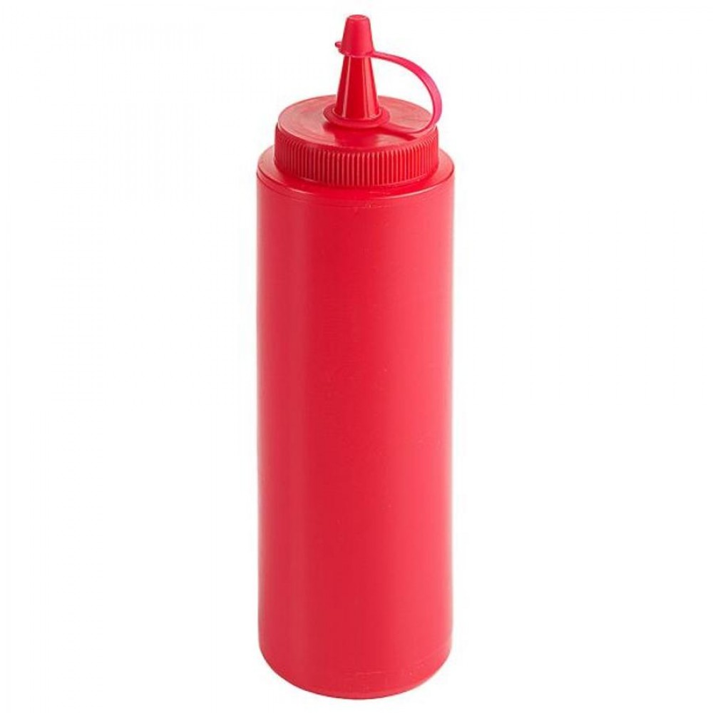 ABM szószospalack 0,25 L piros 