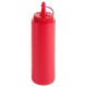 ABM szószospalack 0,25 L piros 