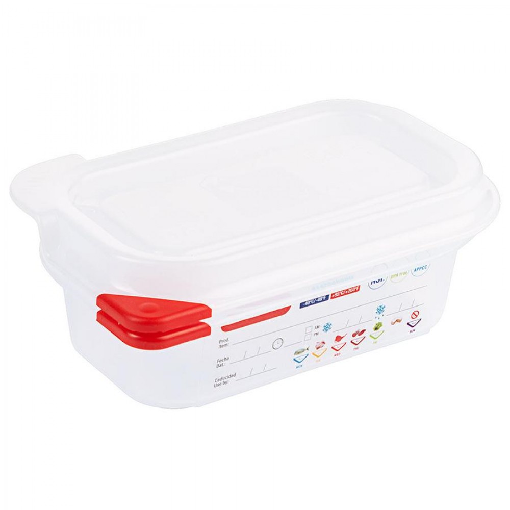 Színkódos GN ételszállító edény GN 1/9, 65 mm, 0,6 L