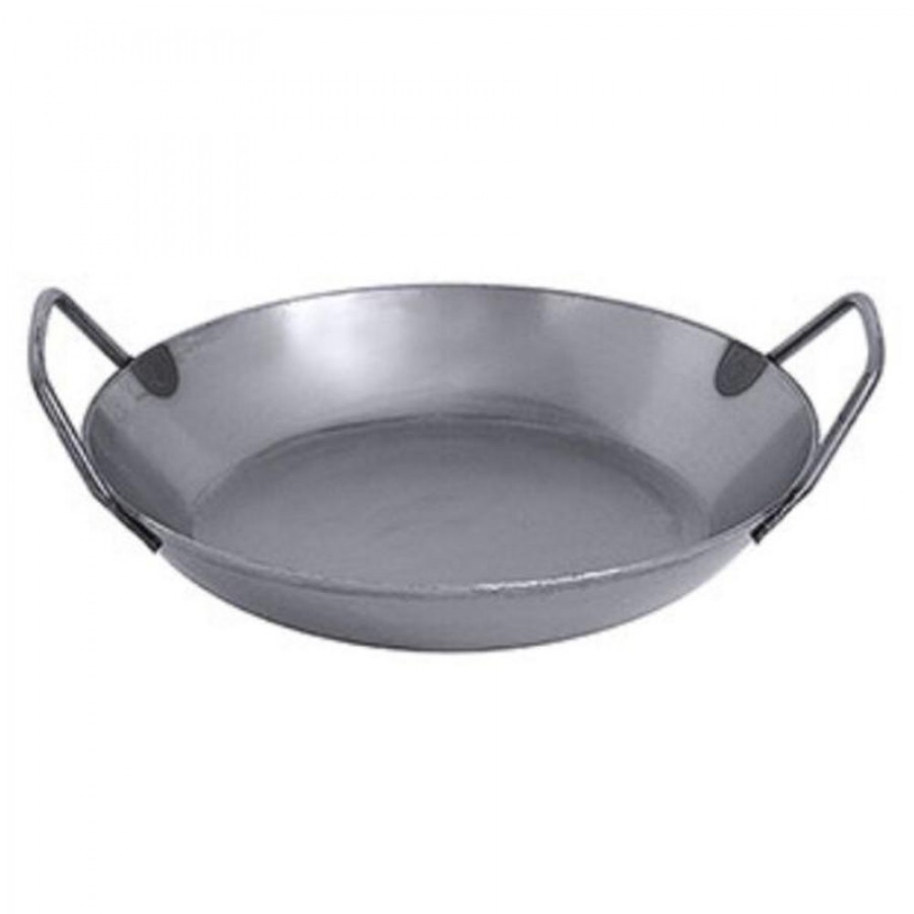Kovácsolt kékacélból készült paella serpenyő 40 cm