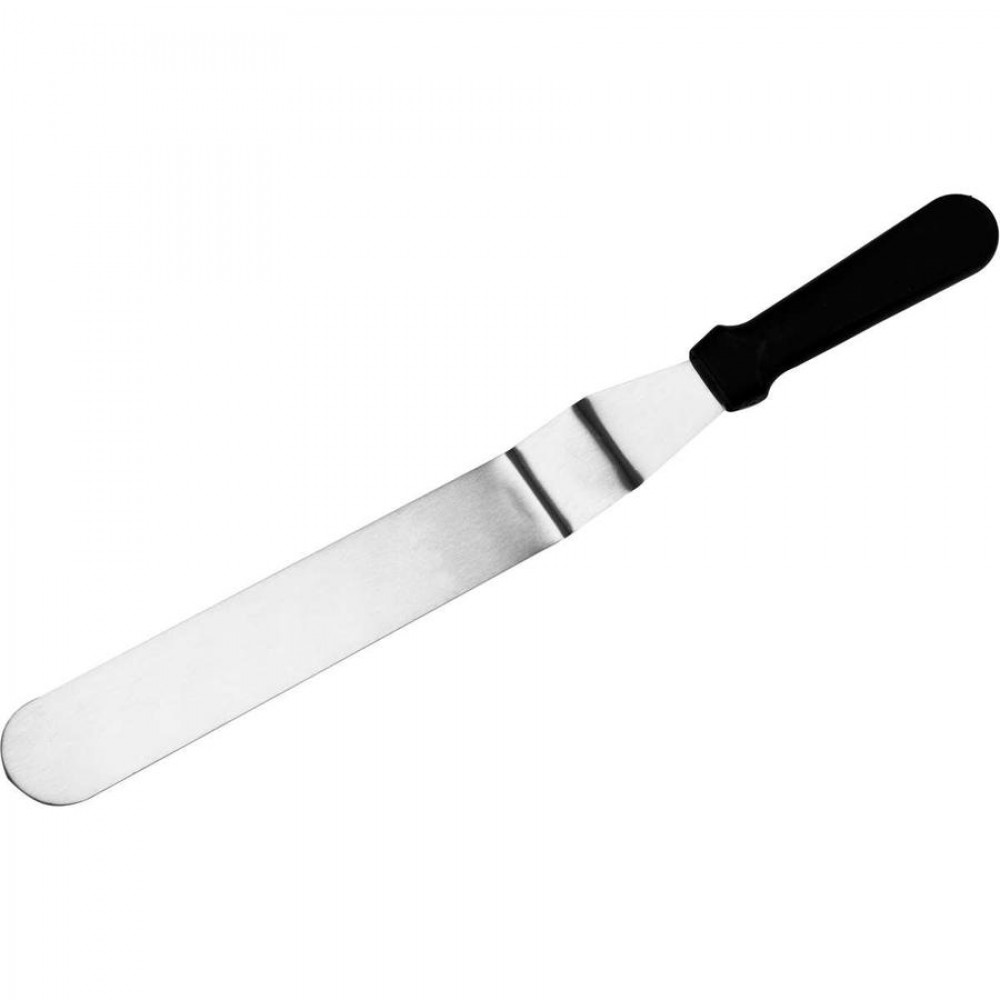 Kenőkés, hajlított cukrász spatula, YG-02416-os széria 43 x 4 cm