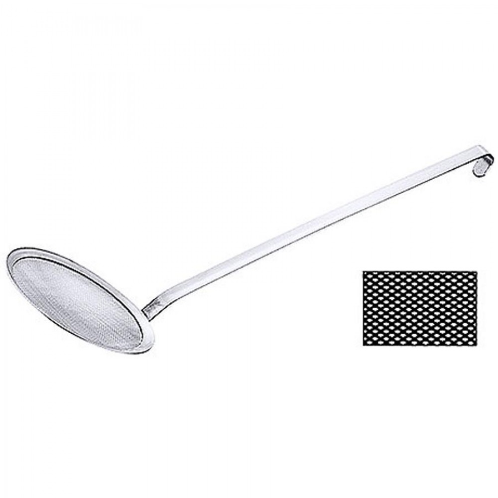 Habszedőkanál 16 cm-es fejjel