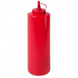 ABM szószospalack 0,7 L piros 