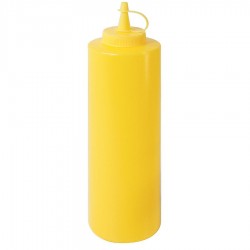 ABM szószospalack 0,7 L sárga