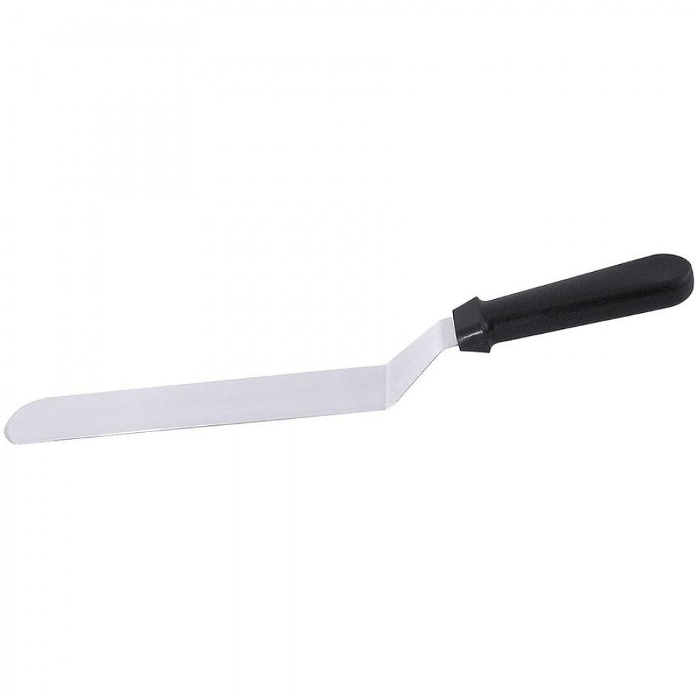 Kenőkés, hajlított cukrász spatula, 4057-es széria 25,5 x 3,5 cm