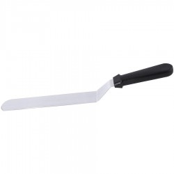 Kenőkés, hajlított cukrász spatula, 4057-es széria 25,5 x 3,5 cm