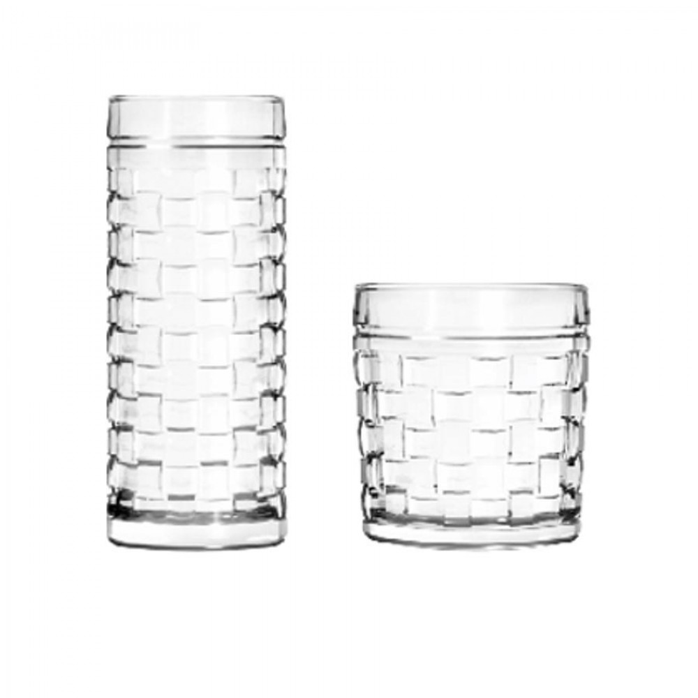 Ratan dekor long drink pohár 265 ml