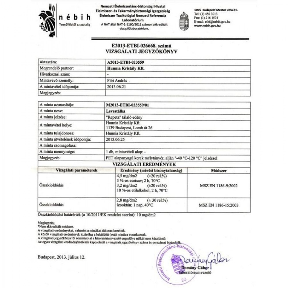 3. Repeta® törhetetlen csemegetányér átmérője 19 cm