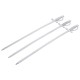 Saslikkard lapos 27 cm, 3 darabos szett