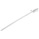 Saslikkard lapos 27 cm, 3 darabos szett