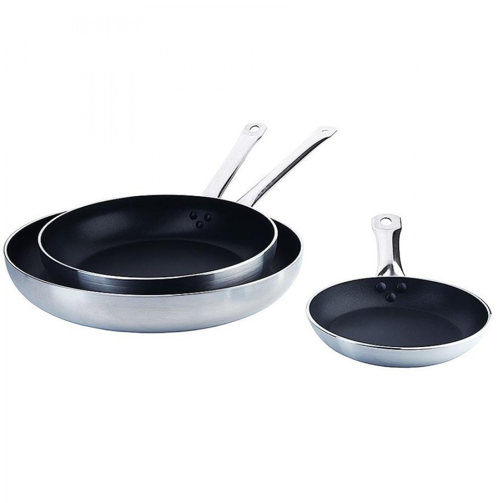 Burrell alumínium serpenyő, tapadásmentes bevonattal 36 cm-es, 7,5 cm mély