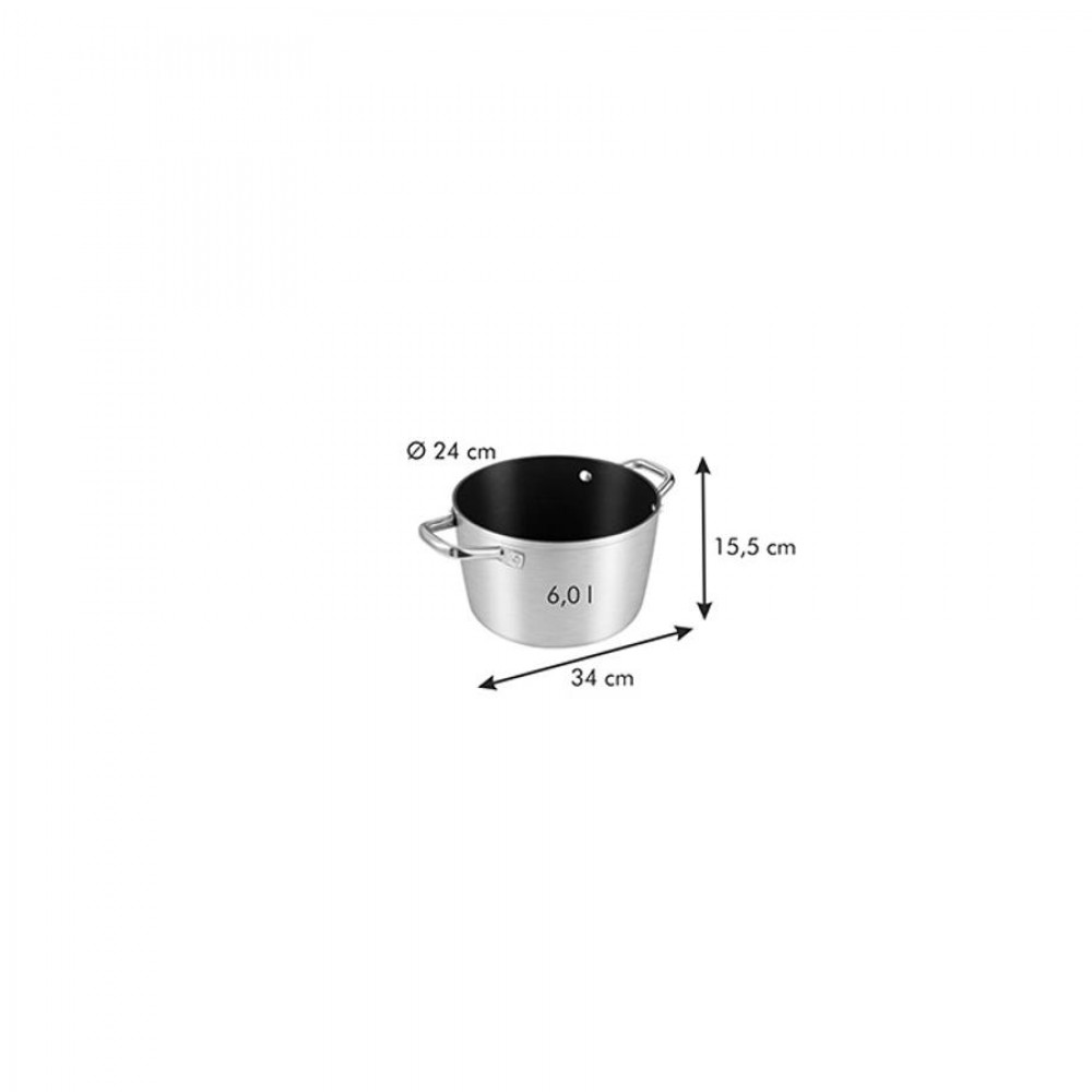 GrandCHEF fazék o 24 cm, 6.0 l