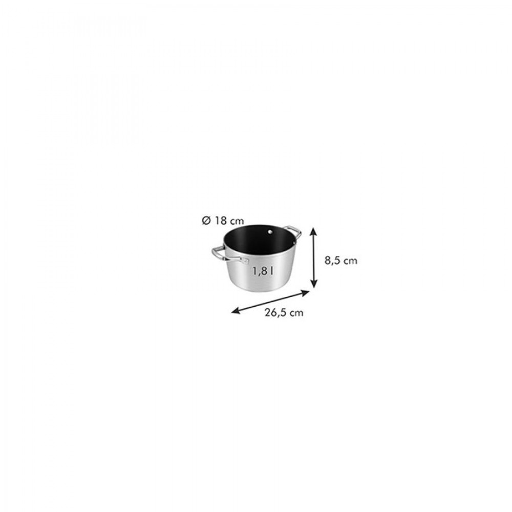 GrandCHEF lábas o 18 cm, 1.8 l