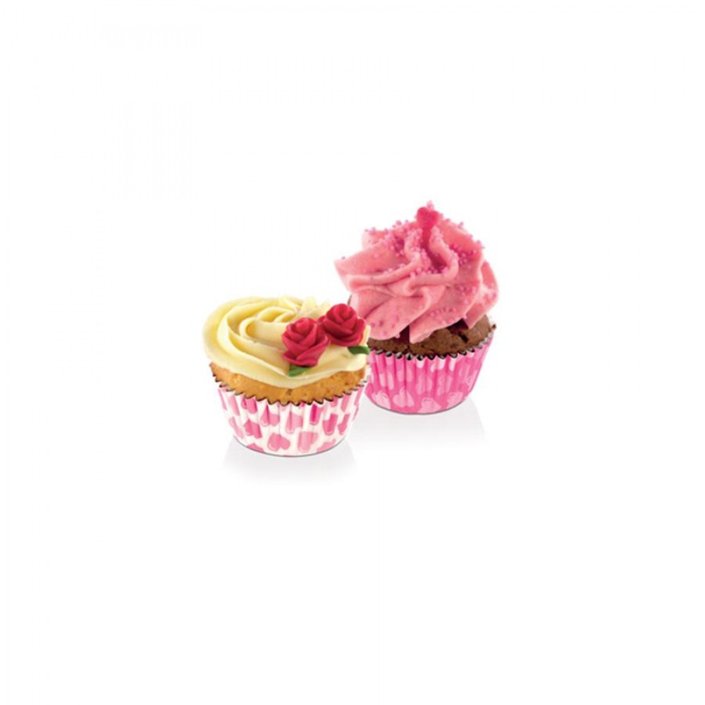 DELÍCIA Muffinpapír o4cm,100db,szívecske