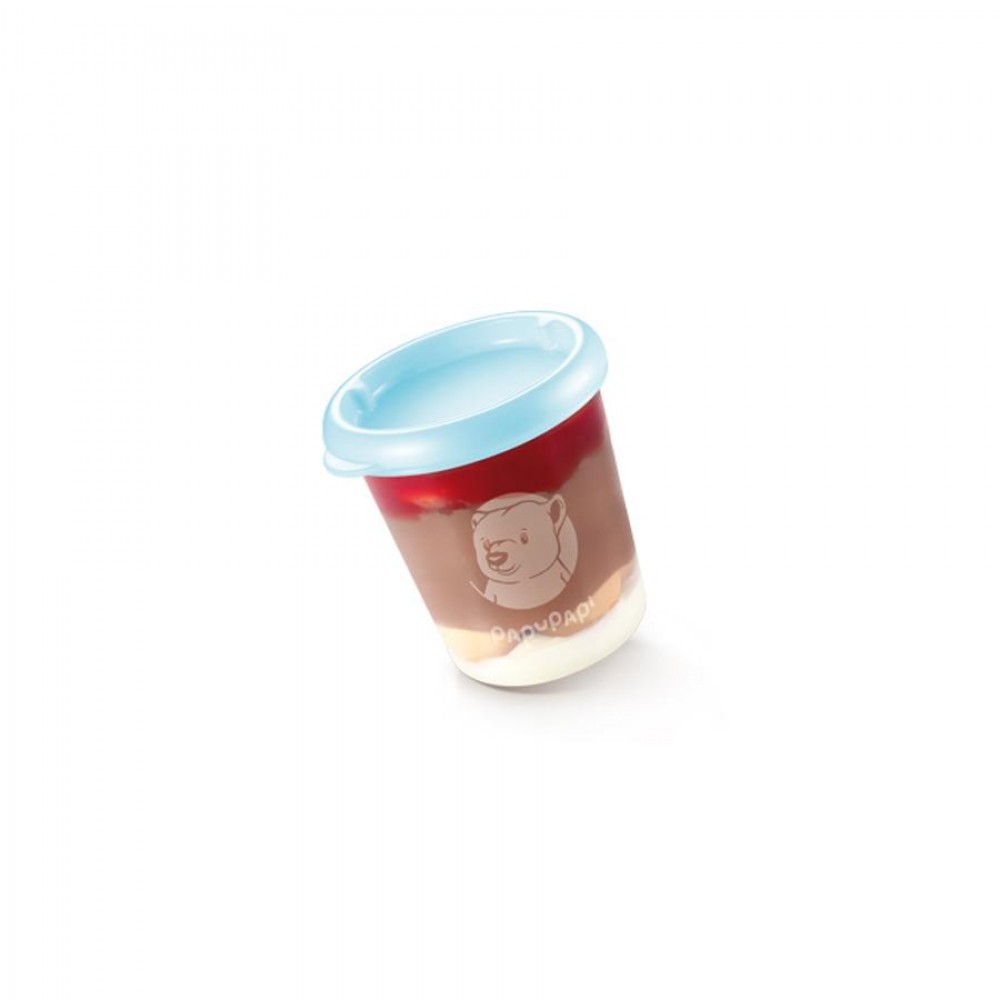 PAPU PAPI ételt.doboz, 200 ml, 2 db, kék