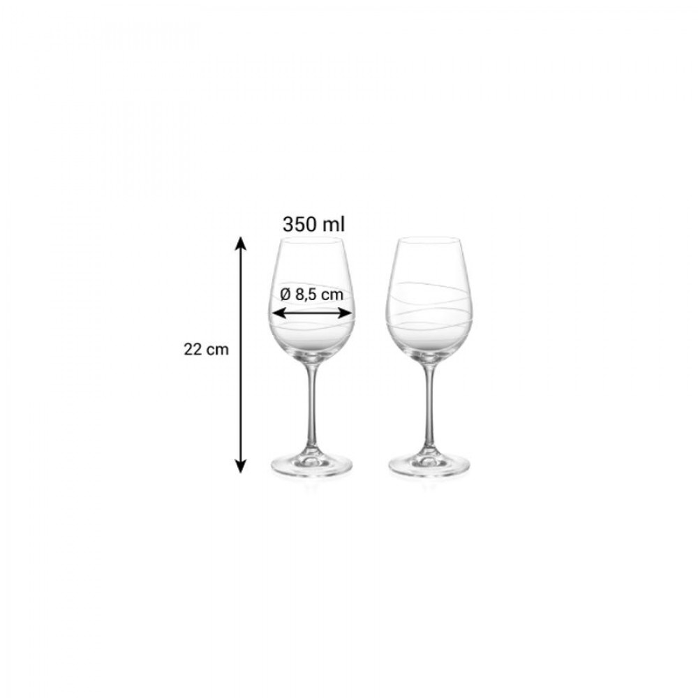 UNO VINO Vista Borospohár 350 ml,2db