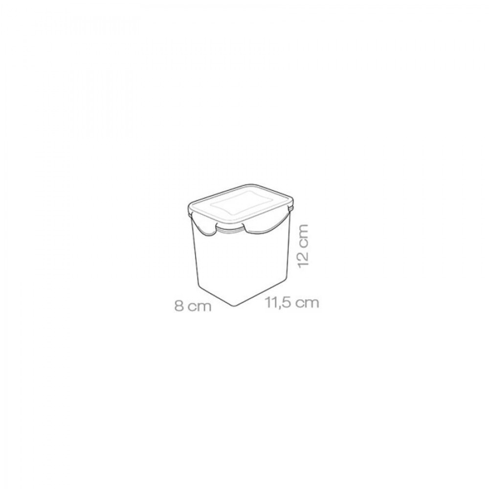 FRESHBOX ételtároló doboz, magas 0,9 l