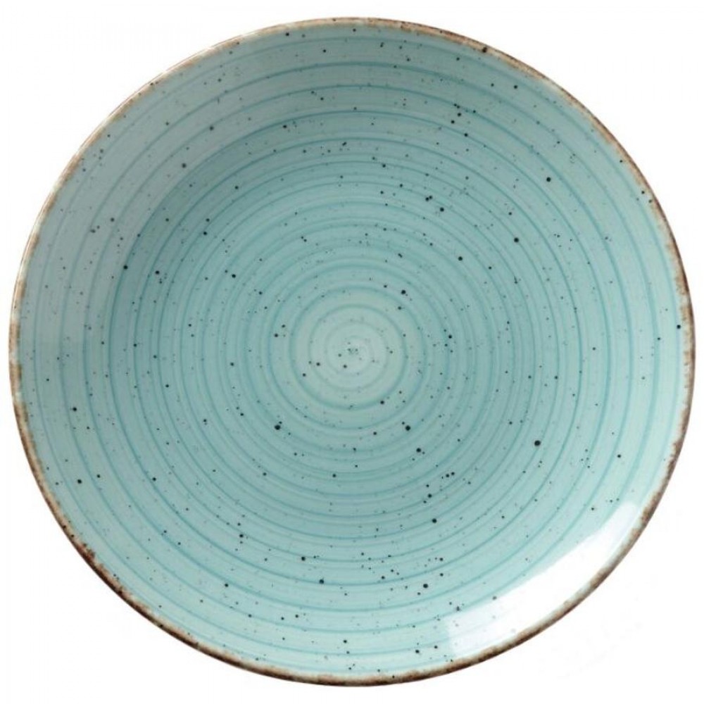 Türkiz Svájci tányér 30 cm