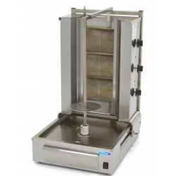 Gyros sütő, alsó motoros - 3 égős - 40kg hús