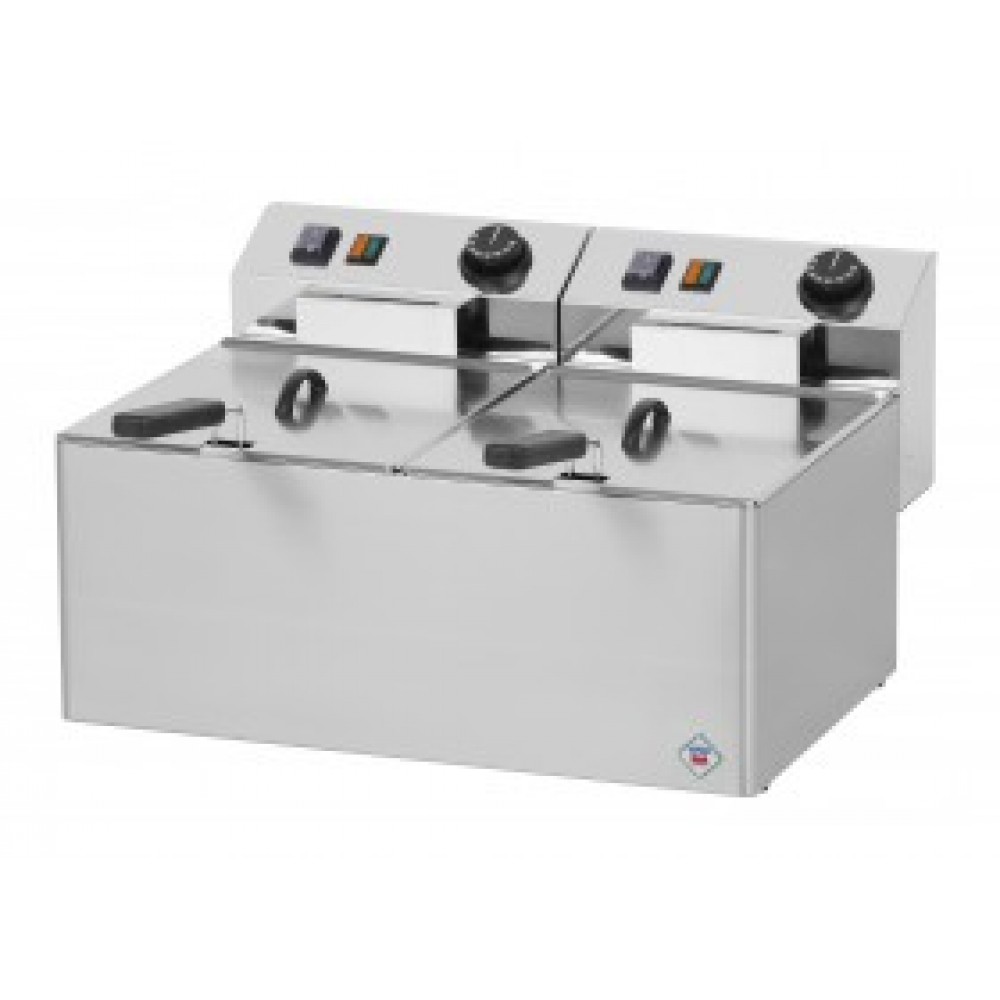 RM GASTRO 2x8 LITERES ASZTALI ELEKTROMOS OLAJSÜTŐ