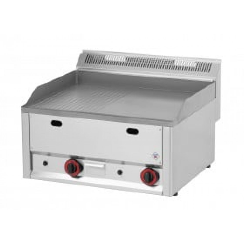 RM GASTRO GÁZÜZEMŰ ASZTALI ROSTLAP/SIMA, BORDÁZOTT FELÜLET