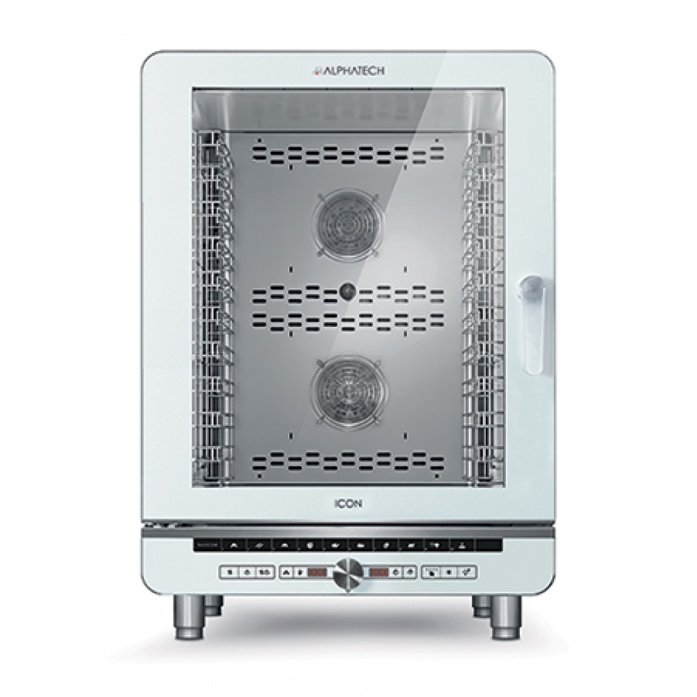 ALPHATECH ICON 10 TÁLCÁS KOMBISÜTŐ, ÉRINTŐGOMBOS VEZÉRLÉS