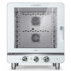 ALPHATECH ICON 7 TÁLCÁS GÁZÜZEMŰ KOMBISÜTŐ, MANUÁLIS VEZÉRLÉS