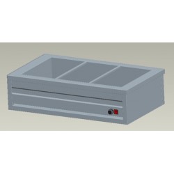 ASZTALI 3×GN1/1 MELEGENTARTÓ PULT