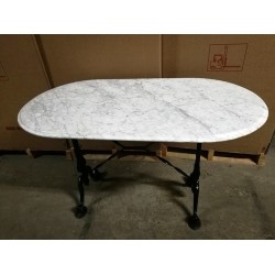 Márványasztal peremes (dupla)  (120 cm x 65 cm x 75 cm)