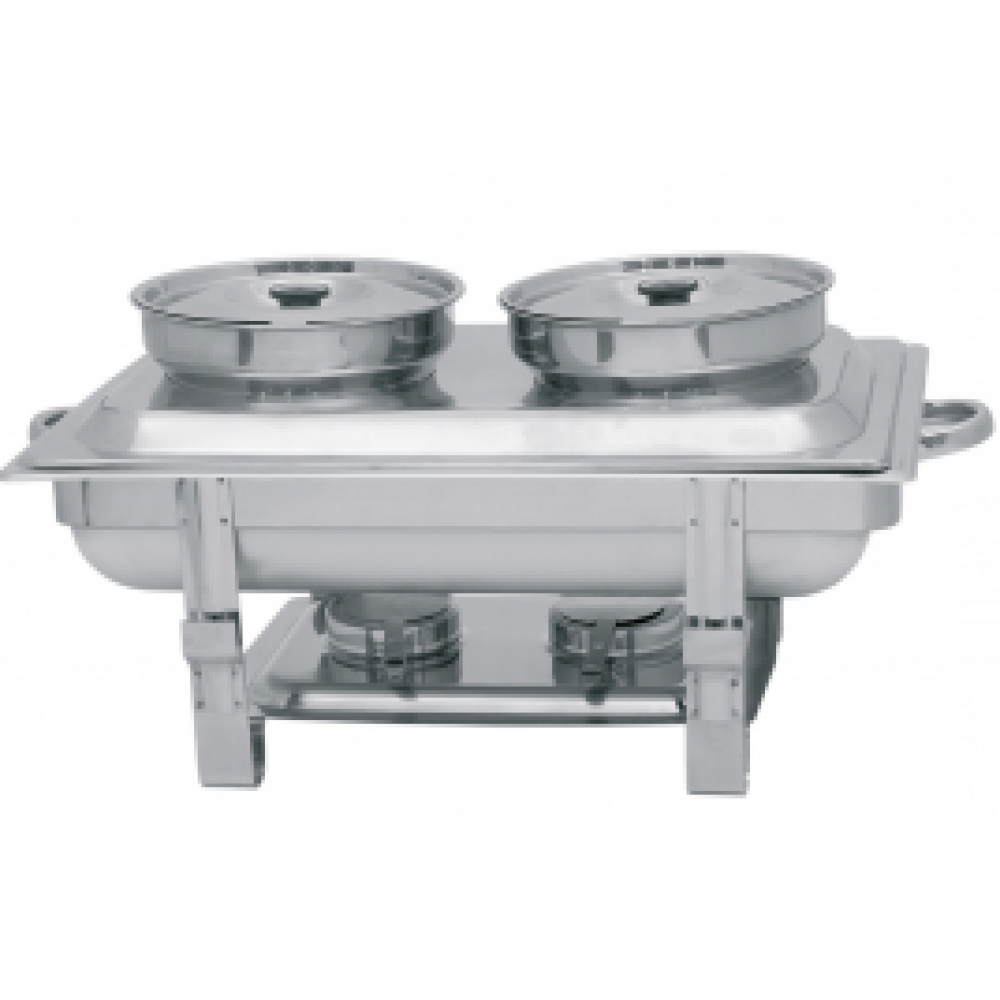 2x 4 literes Chafing, 2 db levesestállal