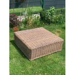 Eredeti rattan puff,alacsony asztal