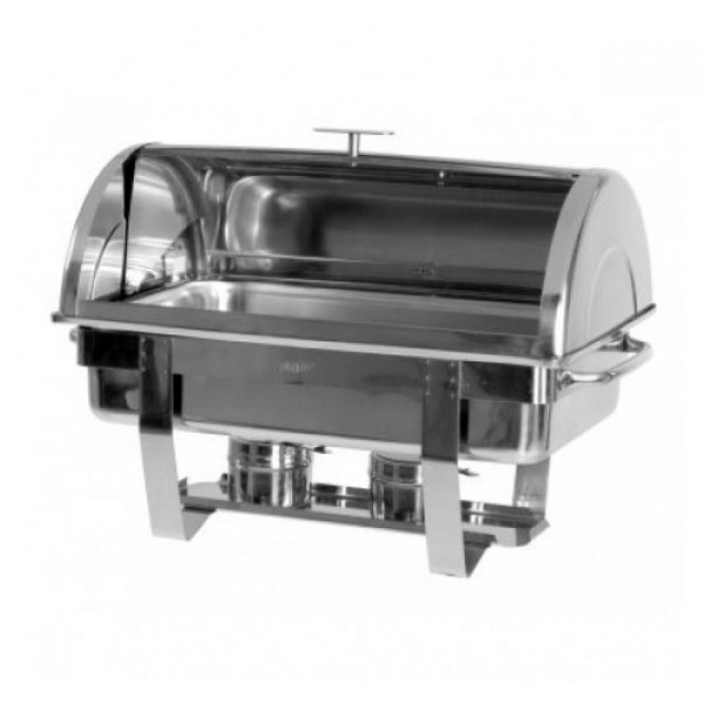 GN 1/1-es Chafing, átlátszó roll top fedővel